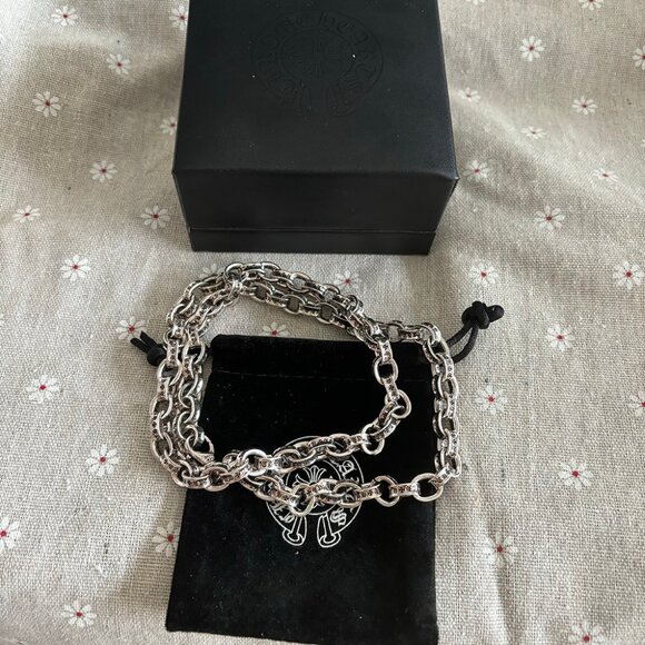 Chrome Hearts Paper Chain CH Necklace - Picture 2 of 6